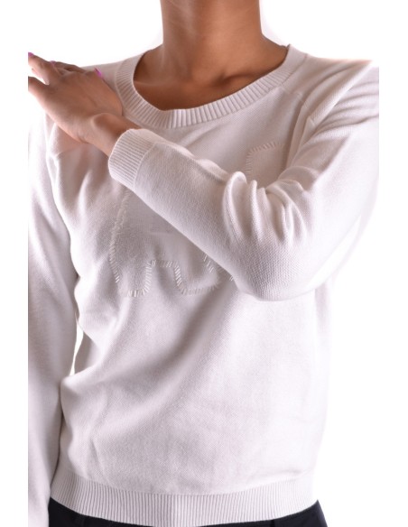 Pull femme Armani Jeans blanc en coton | choixmode.fr