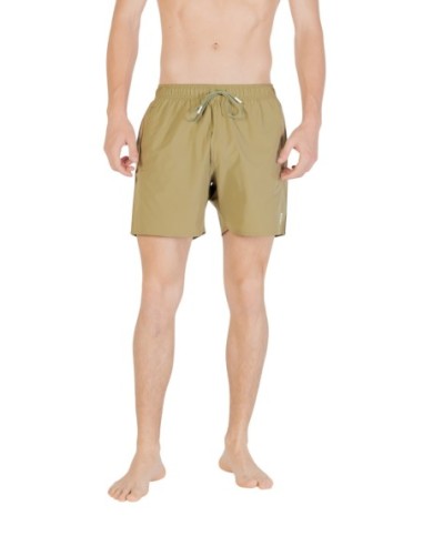 Short de bain homme Boss vert à lacets | choixmode.fr