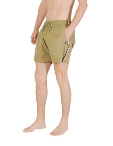 Short de bain homme Boss vert à lacets | choixmode.fr