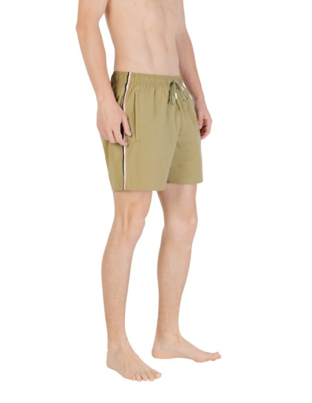 Short de bain homme Boss vert à lacets | choixmode.fr