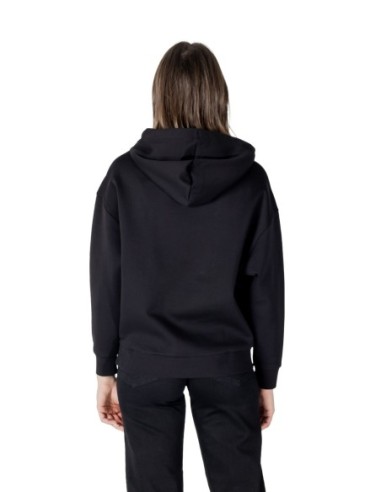 Sweat à capuche femme Armani Exchange noir minimaliste | choixmode.fr