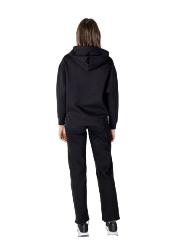 Sweat à capuche femme Armani Exchange noir minimaliste | choixmode.fr