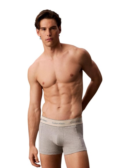Boxer court homme gris Calvin Klein – lot de 3 stretch