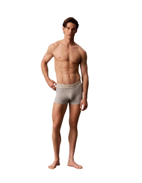 Boxer court homme gris Calvin Klein – lot de 3 stretch