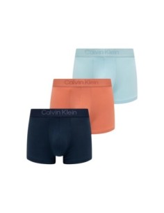 Boxer court homme bleu azur CK – lot de 3 coton stretch