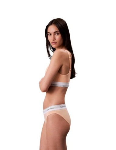 Brassière femme Calvin Klein rose coton modal | choixmode.fr