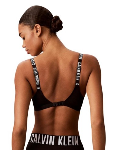 Soutien-gorge femme Calvin Klein noir légèrement rembourré | choixmode.fr