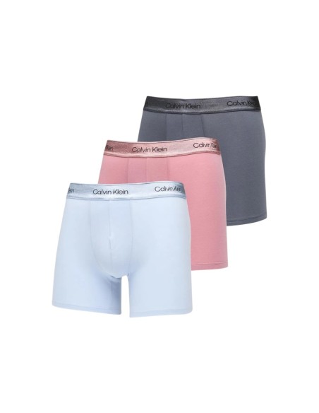 Boxer brief gris Calvin Klein – lot de 3 confort stretch