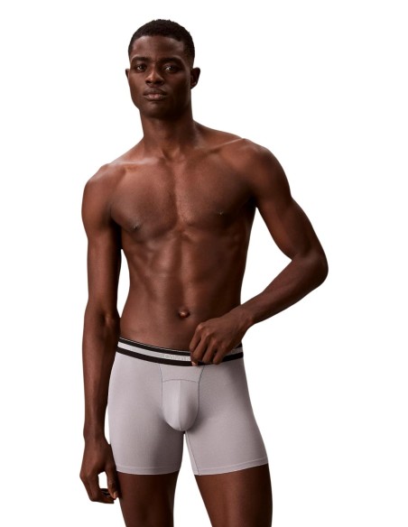Boxer brief gris Calvin Klein – lot de 3 premium