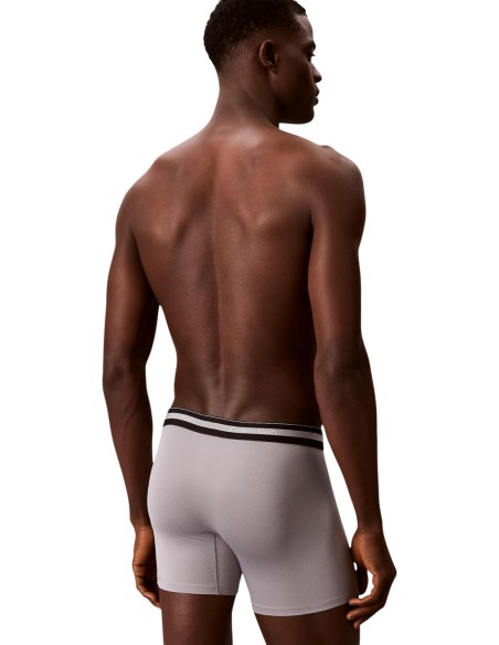 Boxer brief gris Calvin Klein – lot de 3 premium