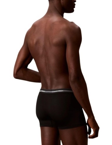 Boxer court homme noir Calvin Klein – lot de 3 essentiel