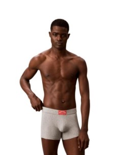 Boxer court homme gris Calvin Klein – confort moderne stretch