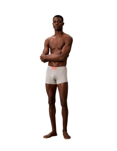 Boxer court homme gris Calvin Klein – confort moderne stretch