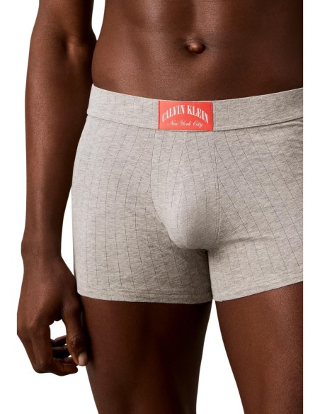 Boxer court homme gris Calvin Klein – confort moderne stretch