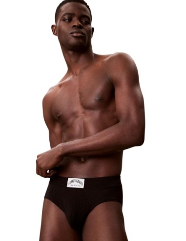 Slip homme noir CK – lycra stretch confortable