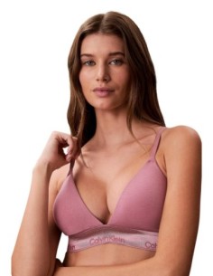 Soutien-gorge triangle femme Calvin Klein rose| choixmode.fr