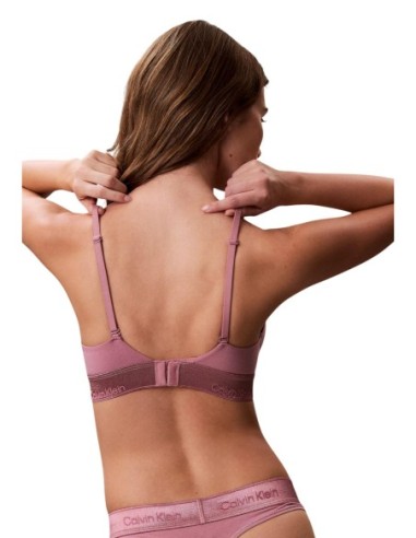 Soutien-gorge triangle femme Calvin Klein rose| choixmode.fr