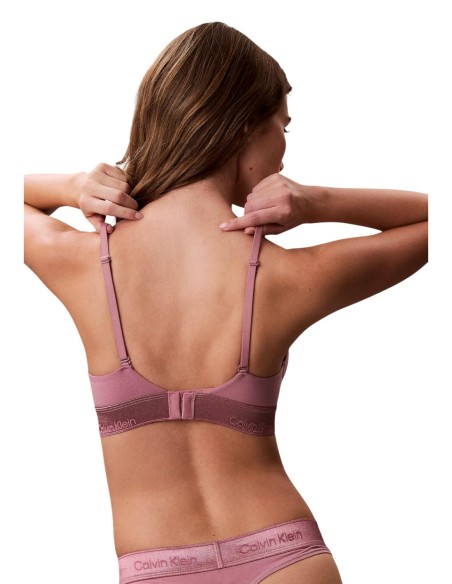 Soutien-gorge triangle femme Calvin Klein rose| choixmode.fr