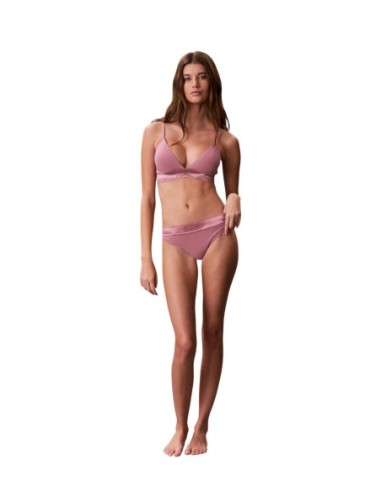 Soutien-gorge triangle femme Calvin Klein rose| choixmode.fr