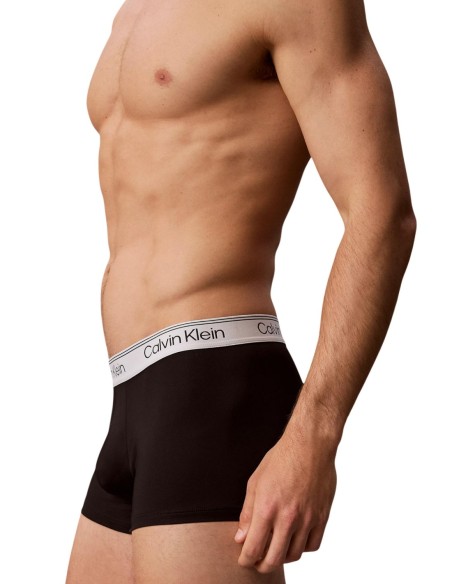 Boxer court homme noir low rise CK – lot de 5 polyester