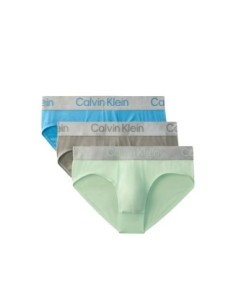 Slip homme gris CK – lot de 3 essentiel