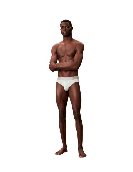 Slip homme gris CK – lot de 3 essentiel