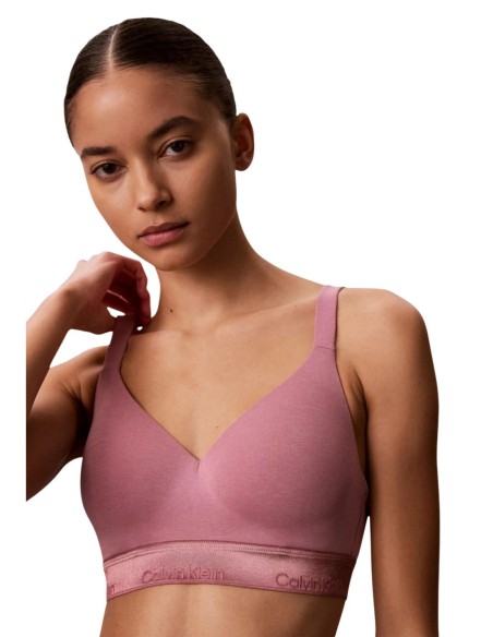 Bralette femme Calvin Klein rose confortable| choixmode.fr