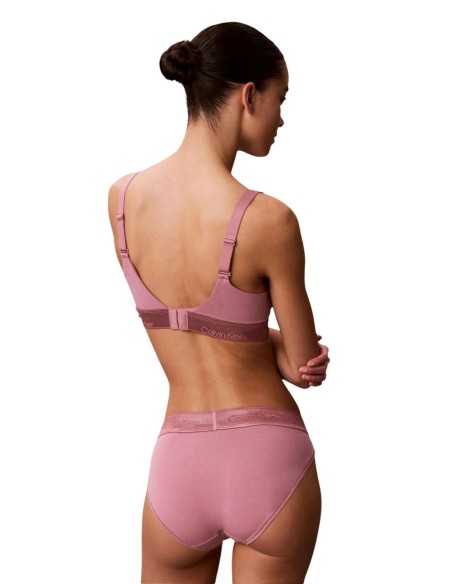 Bralette femme Calvin Klein rose confortable| choixmode.fr