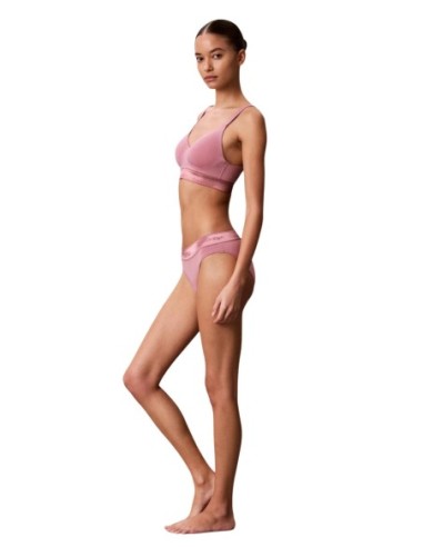 Bralette femme Calvin Klein rose confortable| choixmode.fr