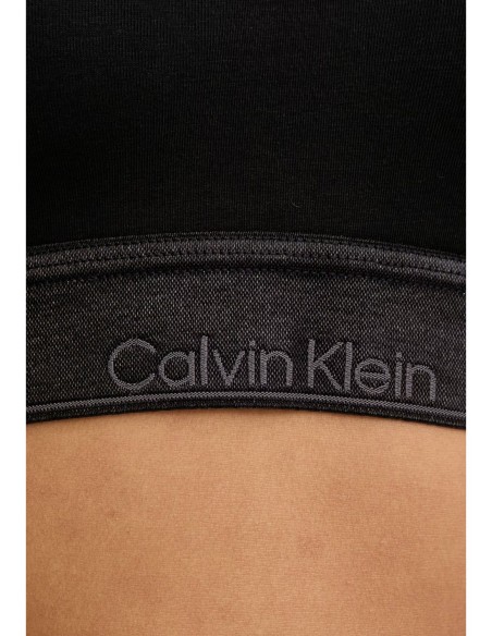 Bralette femme Calvin Klein noire maintien léger| choixmode.fr