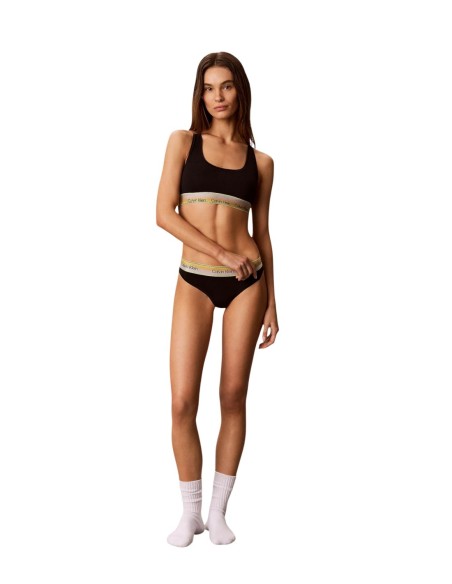 Bralette femme Calvin Klein noire sans armatures| choixmode.fr