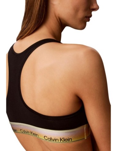 Bralette femme Calvin Klein noire sans armatures| choixmode.fr