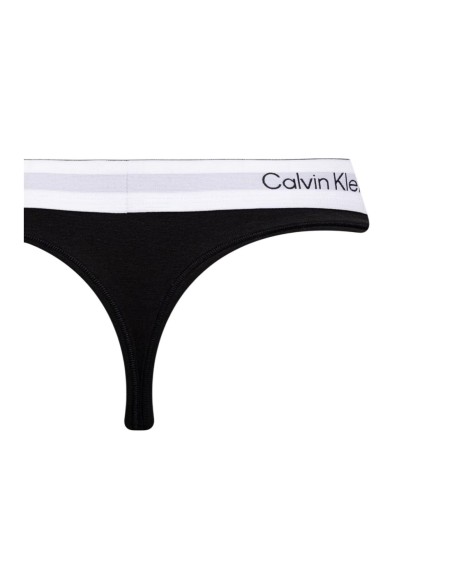 Lot de 2 strings femme Calvin Klein noirs| choixmode.fr