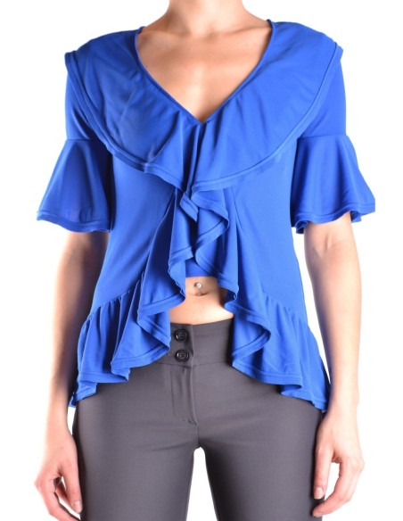 Blouse femme Dondup bleue col V| choixmode.fr
