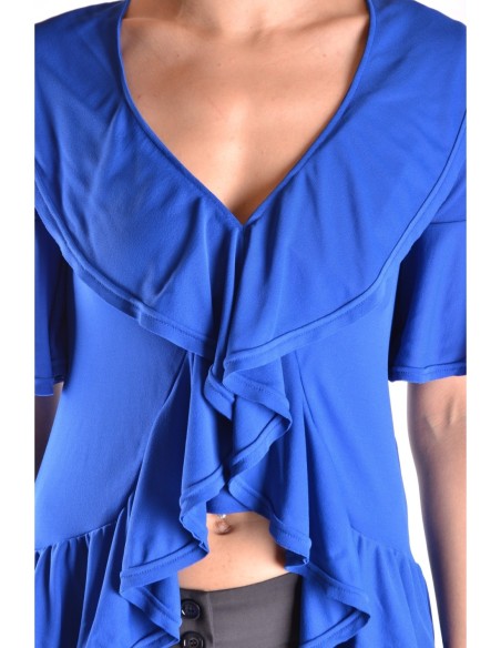 Blouse femme Dondup bleue col V| choixmode.fr