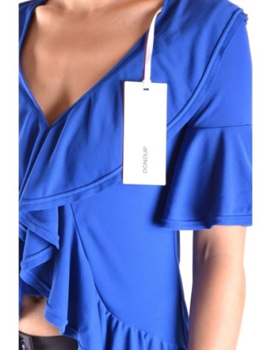 Blouse femme Dondup bleue col V| choixmode.fr