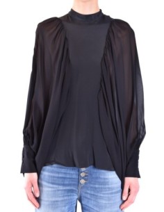 Blouse femme Dondup noire acétate soie| choixmode.fr