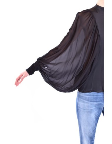 Blouse femme Dondup noire acétate soie| choixmode.fr