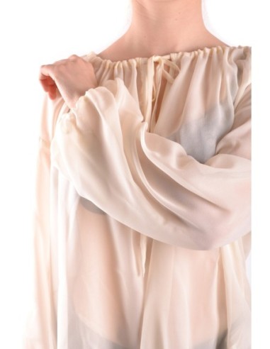 Blouse femme Dondup beige soie premium| choixmode.fr