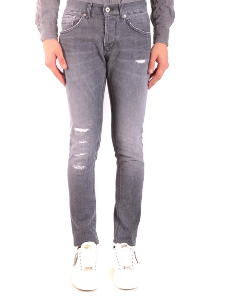 Jean homme Dondup noir effet usé stretch| choixmode.fr