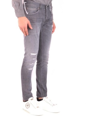 Jean homme Dondup noir effet usé stretch| choixmode.fr