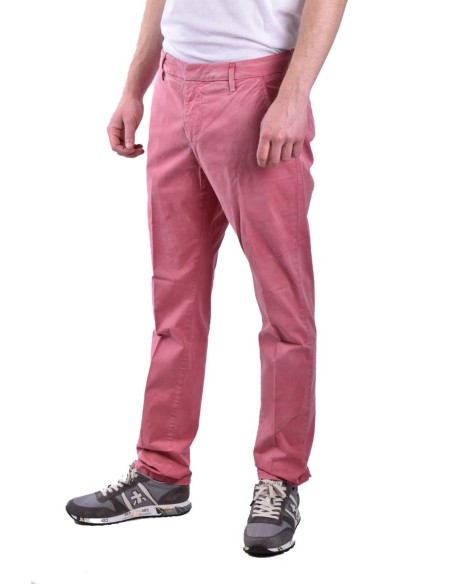 Pantalon homme Dondup rose coton italien| choixmode.fr