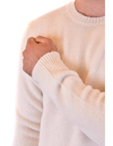 Pull homme Dondup blanc en laine| choixmode.fr