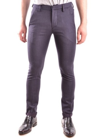 Pantalon homme Dondup bleu à carreaux laine| choixmode.fr