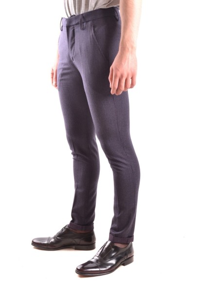 Pantalon homme Dondup bleu à carreaux laine| choixmode.fr