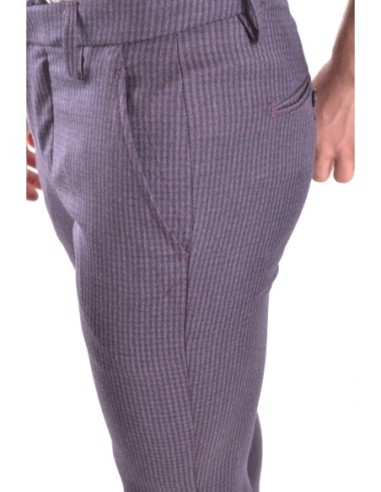 Pantalon homme Dondup bleu à carreaux laine| choixmode.fr