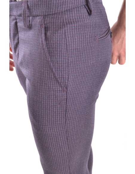 Pantalon homme Dondup bleu à carreaux laine| choixmode.fr