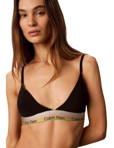 Soutien-gorge femme Calvin Klein noir triangle| choixmode.fr
