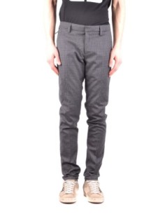 Pantalon homme Dondup gris à carreaux laine| choixmode.fr