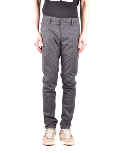 Pantalon homme Dondup gris à carreaux laine| choixmode.fr